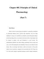 Chapter 005. Principles of Clinical Pharmacology (Part 7) pptx