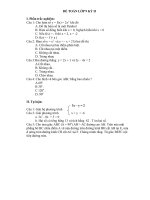 Đề thi toán HK 2