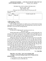 Đề kiểm tra TV cuối HKII đọc Chuẩn KTKN