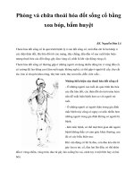 Phòng và chữa thoái hóa đốt sống cổ bằng xoa bóp, bấm huyệt pptx