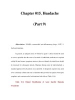 Chapter 015. Headache (Part 9) pps