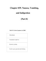 Chapter 039. Nausea, Vomiting, and Indigestion (Part 8) pptx