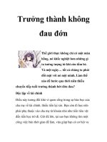 Trưởng thành không đau đớn ppsx