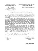 V/v gặp mặt các nhà giáo đi B