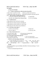 KIEM TRA 1 TIET SINH 6