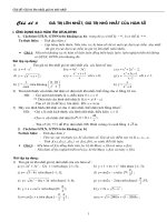 chuyên đề giá trị lớn nhất, giá trị nhỏ nhất