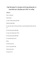 Cấp Giấy phép Tư vấn giám sát thi công đường dây và trạm biến áp có cấp điện áp từ 35kV trở xuống doc