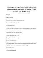 Thẩm tra phê duyệt quyết toán vốn đầu tư dự án hoàn thành đối với công trình đầu tư xây dựng do Ủy ban nhân dân quận Phú Nhuận lập pot