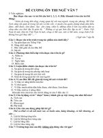 Đề cương ôn thi ngữ văn 7