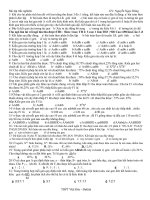 bai tap trac nghiệm cac ql di truyền