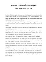 Món ăn - bài thuốc chữa bệnh lưỡi bản đồ ở trẻ em ppsx