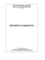 MÔ PHỎNG MARKETING doc