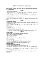 Đề cương ôn thi sử 7 HKII