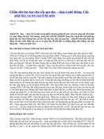 vai trò Hoạt động tổ chuyên môn  trong việc chống đọc chép