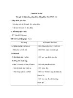 Giáo án Tiếng Việt 3 - Luyện từ và câu - Từ ngữ về thành thị, nông thôn - Dấu phẩy doc