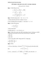 Đề thim học sinh giỏi cấp huyện môn toán lớp 9