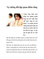 Vợ chồng đối lập quan điểm sống pps
