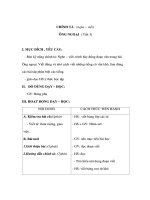 Giáo án Tiếng Việt 3 - CHÍNH TẢ : (nghe – viết) ÔNG NGOẠI ( Tiết 3) pdf