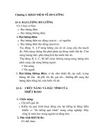 bài giảng kỹ thuật đo điện- điện tử, chương 1 pot