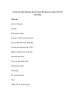 Chứng thực Hợp đồng giao dịch liên quan đến động sản có giá trị dưới 50 triệu đồng potx