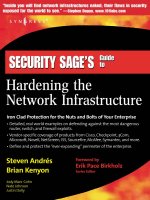 security sage’s guide to hardening the network infrastructure