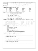 Đề+ĐA KT cuối kii2-Tiếng Anh 3