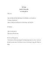 Mĩ thuật 3 - Vẽ theo mẫu Vẽ cái ấm pha trà I. pps