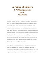 A Prince of Sinners E. Phillips Oppenheim BOOK 1 CHAPTER 1 pptx