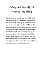 Những cách hữu hiệu để 