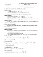 Đề luyện thi TN THPT&ĐH (17a)