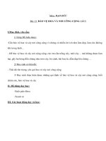 Giáo án đạo đức lớp 1 - BẢO VỆ HOA VÀ NƠI CÔNG CỘNG (tiết2) ppt