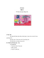 Giáo án Mỹ thuật lớp 1 - Vẽ hoặc nặn quả dáng tròn pot