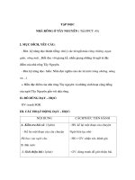 Giáo án Tiếng Việt 3 - TẬP ĐỌC - NHÀ RÔNG Ở TÂY NGUYÊN ( Tiết PPCT: 45) doc