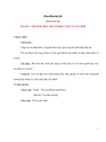 Hoạt động tập thể lớp 2 - TRƯỜNG HỌC NƠI EM HỌC TẬP VÀ docx