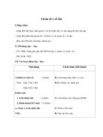 Giáo án Toán lớp 3 - Giảm đi 1 số lần potx