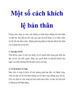 Một số cách khích lệ bản thân ppsx