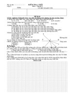 BÀI KIỂM TRA LÝ LỚP 9