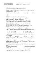 Kiem tra trac nghiem chuong 4 DS