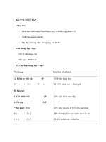 Giáo án toán lớp 1 - LUYỆN TẬP (7) pot