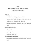 Âm nhạc 2 - Ôn Tập Bài Hát: Trên Con Đường Đến Trường potx