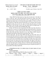 Chiến lược phát triển trường THCS Tân Mộc giai đoạn 2010-2015 tầm nhìn 2020