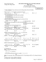 Đề thi đề nghị HK2 Toán 9 đề 1