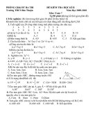 Đề thi HKII(Toán 7)
