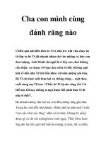 Cha con mình cùng đánh răng nào ppsx