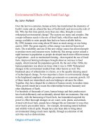 Environmental effects of the fossil fuel age pps