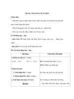 Tiết 30: BÀI TOÁN VỀ ÍT HƠN doc