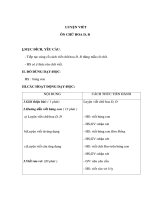 Giáo án Tiếng Việt 3 - LUYỆN VIẾT - ÔN CHỮ HOA D , Đ pptx