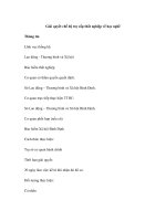 Giải quyết chế độ trợ cấp thất nghiệp về học nghề pdf