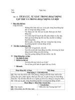 Bai 10: Tích cực hoạt động trong xã hội