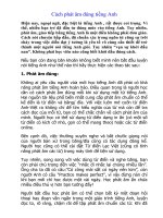 Cách phát âm đúng tiếng Anh